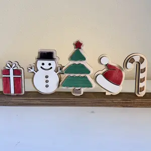 Interchangeable Holiday Shelf Set – 5-Piece Christmas Edition