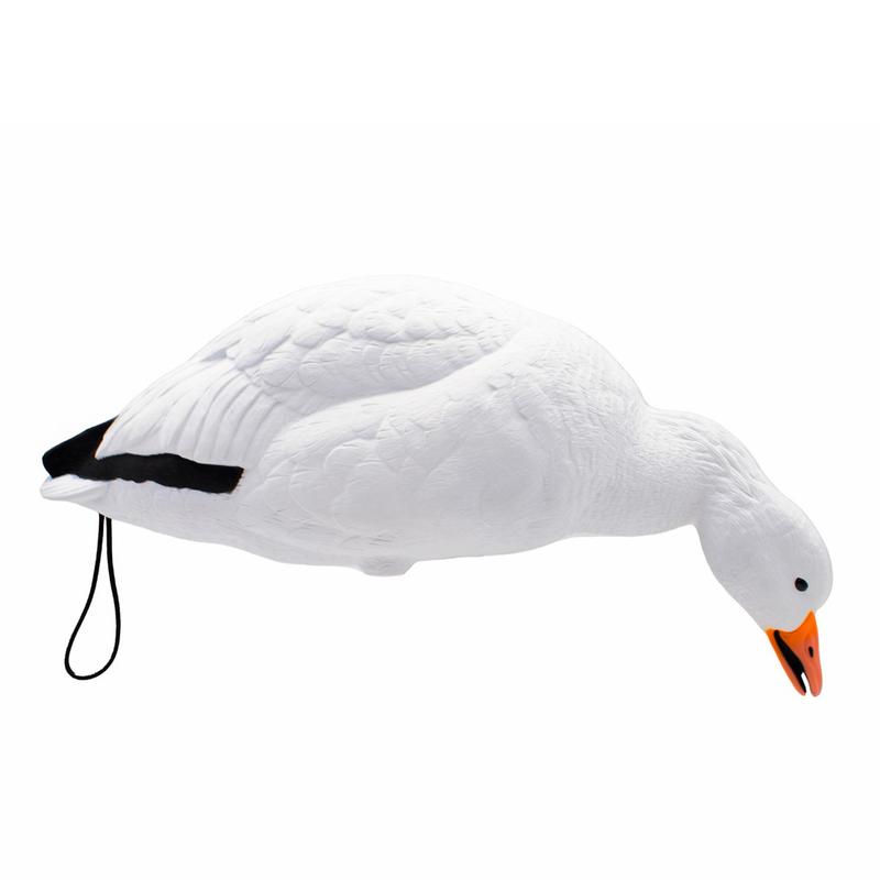 Final Approach Live Full Body Snow Goose Decoys, 12 Pack