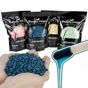 1000g Bagged Hair Removal Wax, Strong Effect No Paper Quick Depilation, Fast Acting Depilatory Body Care, Full Body Unisex Home Hair Removal, Effective and Convenient Hair Removal Solution