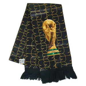 World Cup 2026 Edition - High Definition Universal Polyester Trophy Scarf – Gameday Fan Wear for all Matches from New York to Miami, Dallas to Los Angeles
