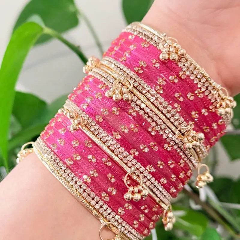 Nandini Glass Bangle Set