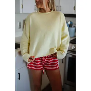 Oversized Piper Pullover-Butter