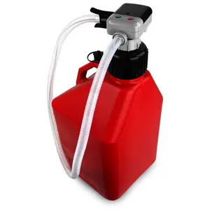 Tera Pump TRFA01-XL-CH Chemical Resistant Battery Powered Transfer Pump with Auto-Stop System & 2.4 Gallons/Minute Flow Rate for Ethanol Methanol DEF & More