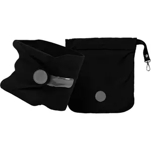 Scientifically Proven, Super Soft Neck Support Travel Pillow for Airplanes - Lightweight and Machine Washable - Ergonomic Design for Traveling on Flights, Cars, and Trains