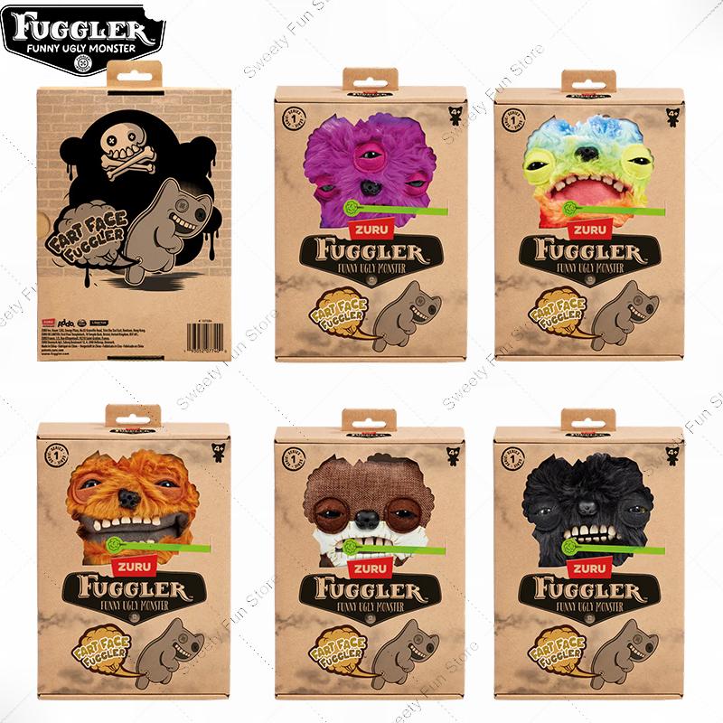 100% Original Fuggler Funny Ugly Monster Plush Toy – Tooth Creature Stuffed Doll, Hairy Furry Plushie Gift for Kids & Collectors, Mini Rascals Series