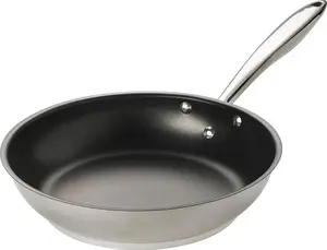 Browne 7-3/4" Stainless Steel Excalibur Non-Stick Fry Pan