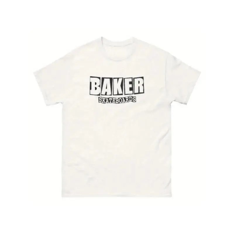 Print Culture Lab  BAKER SKATEBOARDS Retro 90s vintage black skateboarding t shirt designs