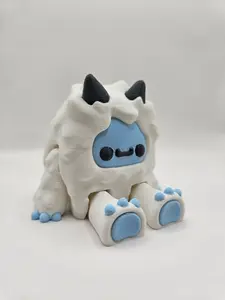 Yeti - Abominable Snowman | 3D Printed Articulating Flexi Figurine