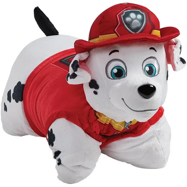 Heroic Spotted Firefighter Pup Pillow Pet Heroic Spotted Firefighter Pup Pillow Pet