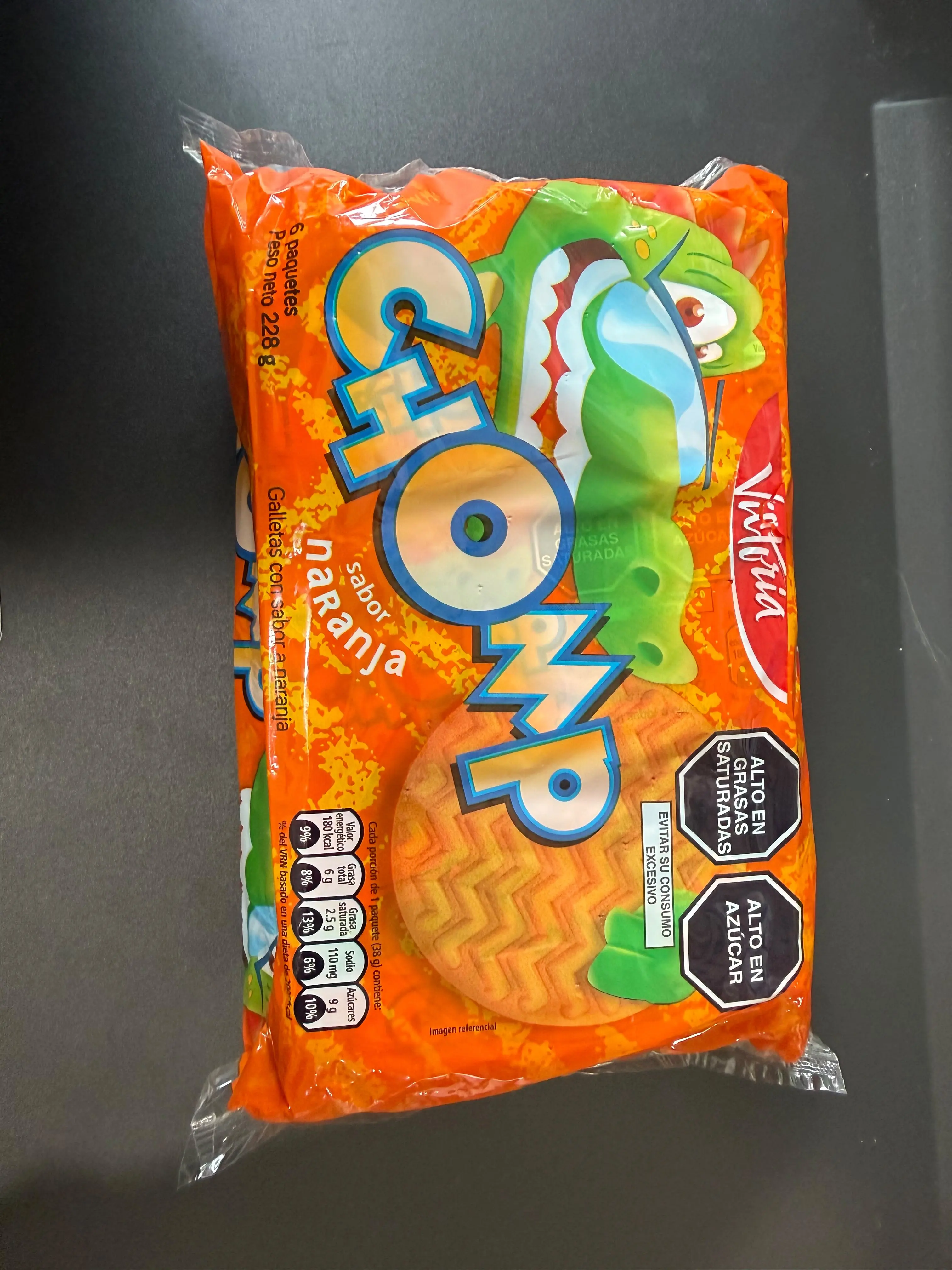 3 packs of Chomp Cookies – 6 Pack (228g)