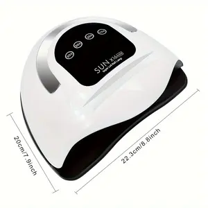 BeautyDAO High Power UV Nail Lamp 72 Beads With 4-hour Electronic Touch Screen Auto Induction LED Nail Lamp For Curing All Gel Nail Polish Professional Drying Lamp Suitable For Home Nail Salon You deserve it
