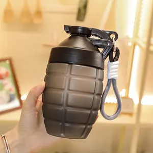 New Athletics Shaker Cup Pineapple Cup Protein Shake Cup Protein Powder Mixing Cup Fitness Water Cup Portable Water Bottle Portable Outdoor Cup Organiser Tin Canister