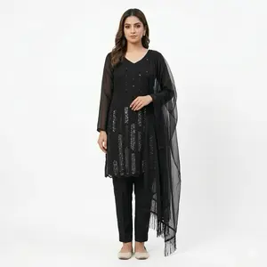 Beads work Pakistani suit for women Womenswear Clothes Original Pants Top