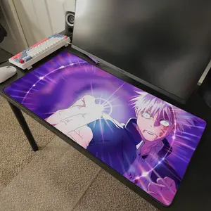 Gojo Jujutsu Kaisen Anime Desk Mat Mousepad 31.5" x 15.5