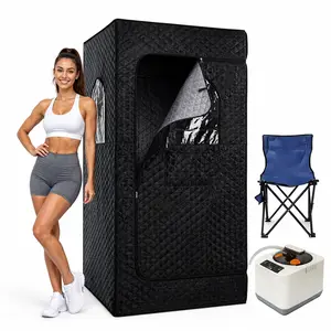 Portable Sauna Box for Home, Personal Steam Nurecover Saunas Heater at Home Use, 3.0L 1200W Steamer, Indoor Foldable Sauna Tent, Dry Sauna SPA Full Body Inflatable Pool
