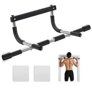 Ally Peaks Pull Up Bar for Doorway | Thickened Steel Max Limit 440 lbs Upper Body Fitness Workout Bar| Multi-Grip Strength for Doorway | Indoor Chin-Up Bar Fitness Trainer for Home Gym Portable