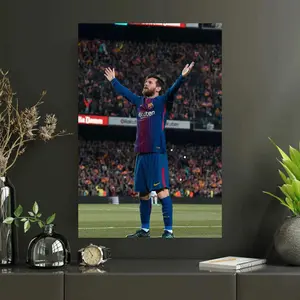 Leo Messi |#10|Football Poster Print Unframed
