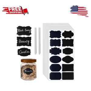 360Pcs Chalkboard Labels – 2.1x1.4 Inch Reusable Blackboard Stickers