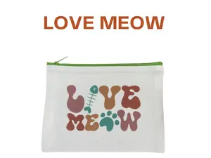Love Meow Canvas Mini Bag