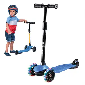 Kids Kick Scooters Gifts for Toddler Boys Girls Ages 2-5 Years Old, Adjustable Height, Extra Wide Deck, Light Up Wheels, Easy to Learn, 3 Wheels Scooters