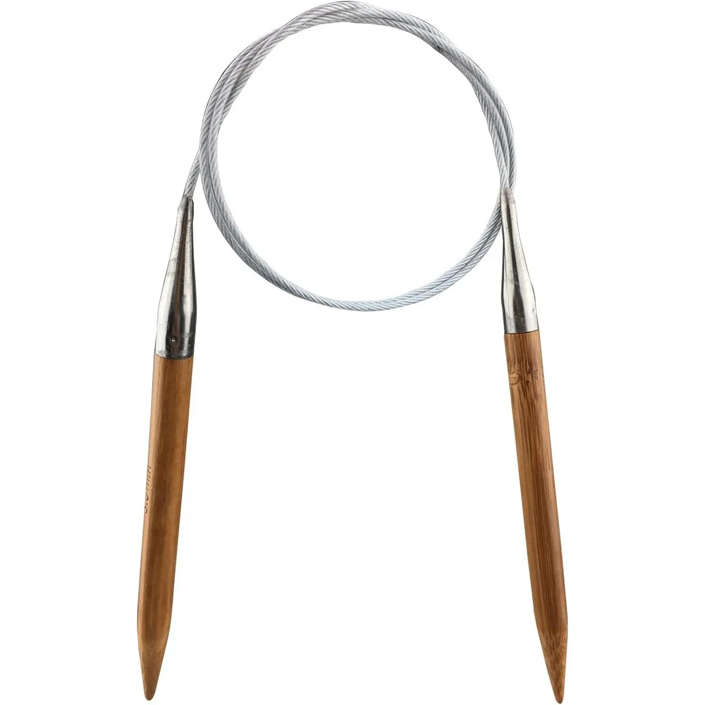 Weabetfu Bamboo Circular Knitting Needle,60-inch Length for Handmade Creative DIY and Any Weave Yarn Projects,US Size 11(8mm) Gift