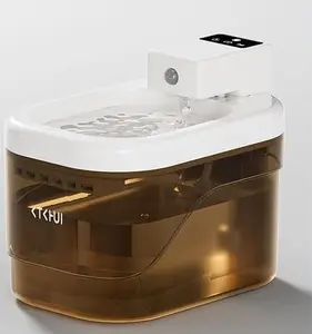 4Colors Cat Water Fountain 2500mA Ultra Quiet Wireless Battery Life Circulating Flowing Water 2L Intelligent Pet Dispenser
