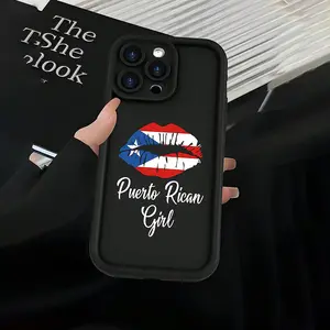 Compatible with iPhone 17 16 15 14 13 12 11 PRO MAX PLUS,AIR Mini SE and iPhone XS MAX,Gao Zhu Puerto Rico Element Pattern Phone Case, Creative Fashion Design, Gift for Friends, Family,  Trendy Gadget Cover, Cultural Motif, Unique