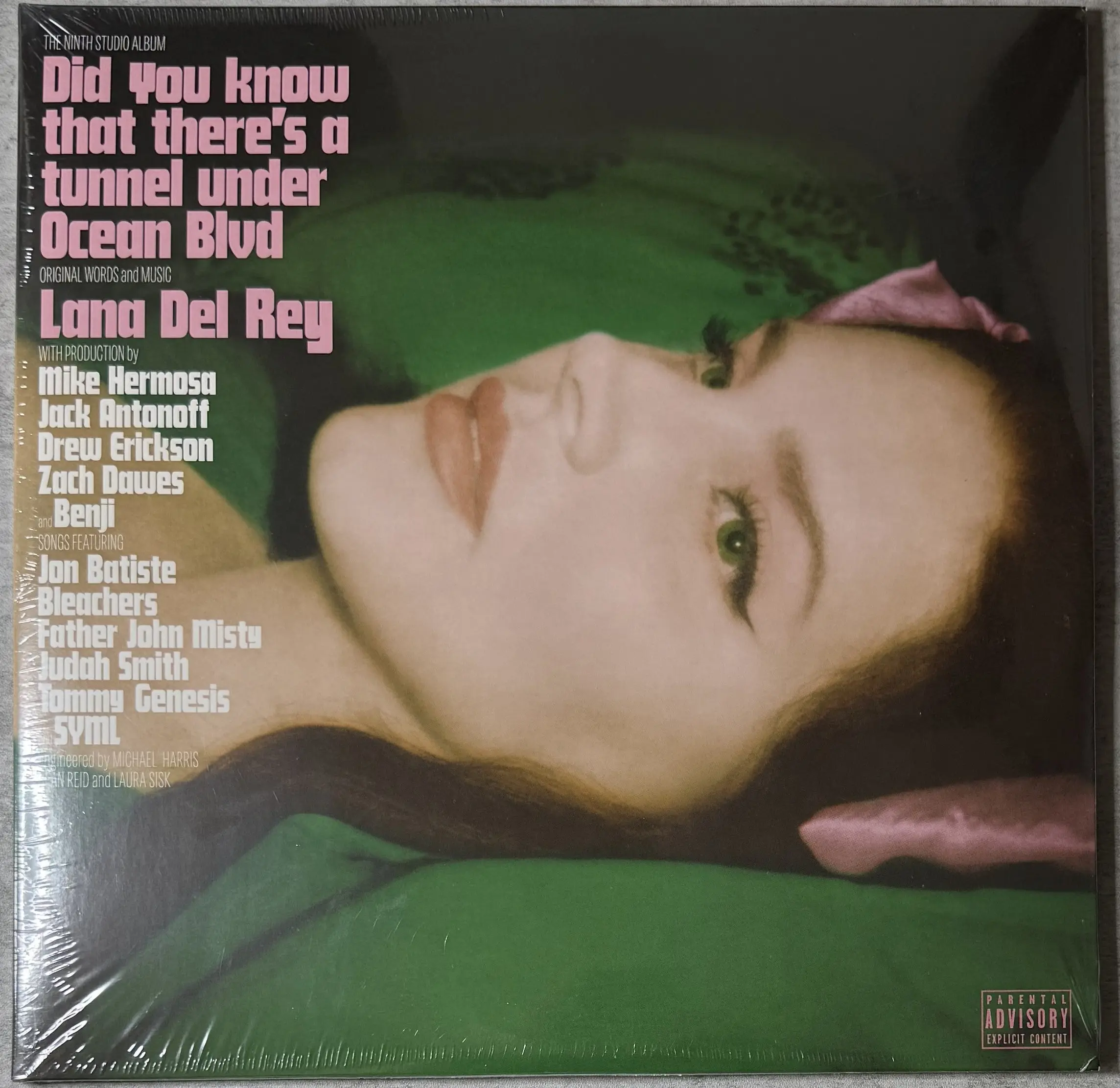 Lana Del Rey - ...Tunnel Under Ocean Blvd SEALED/NM 2023 1st Press Light Pink 180g Vinyl