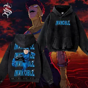[StyleHero No1] Invincible Graphic T-Shirt Hoodie, Premium Washed Tee & Gildan Hoodie #2 , Mark Grayson T-Shirt, Superhero Comic Streetwear Shirt, Vintage Animation Inspired Apparel, Gift For Comic Fans