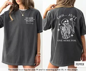 Custom Hairstylist Shirt, Hair Boss Tee, Funny Cosmetology Shirt Gift For Hairdresser