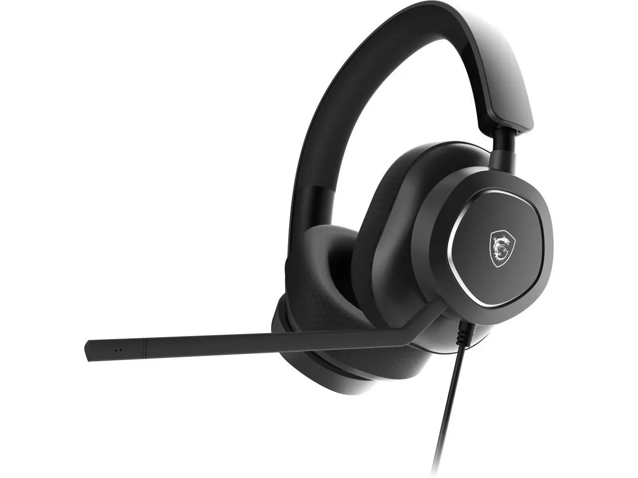 MSI MAESTRO 300 Wired Gaming Headset, USB-C, 40mm Neodymium Drivers, Detachable Unidirectional (Cardioid) Mic, Lightweight, PC/Mac/PlayStation®/Nintendo Switch™/Android & iOS