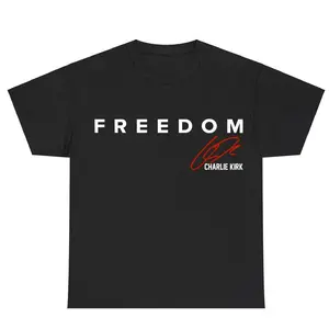 Freedom Charlie Kirk Ver2 Shirt Thank You Chalie Voice of a Generation T-shirt Sweatshirt Gift For Him Her Fitted Crewneck Unisex Heavy Cotton Tee Gildan 5000