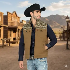 MONTERO VEST MT0889 MENS CANBA FUR LINED VEST Casual Menswear Stylish Tops