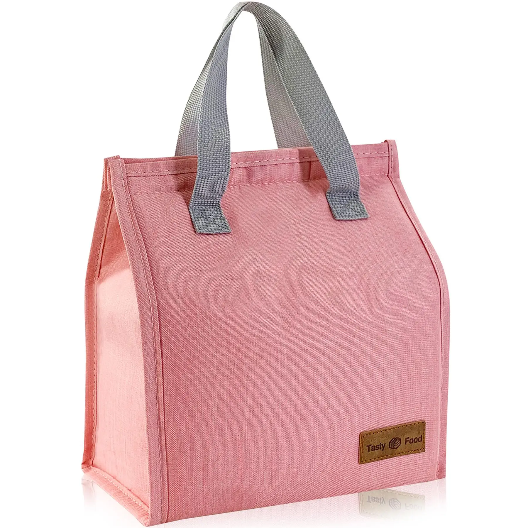 Portable Large Capacity Lunch Bag with Handle, 1 Count Durable Lunch Bags for Women, Insulated Lunch Box Storage Bag for Travel, Outdoor, Office, Summ