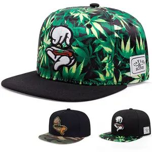 Baseball cap for men Embroidered pattern on both hands Daily wear Leisure sun hat for women