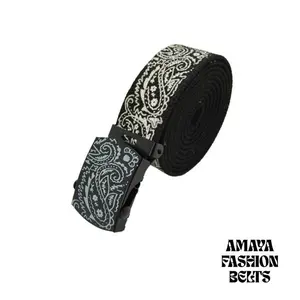 Canvas Military Bandana Belt/ Bandana Belt/ Paisley Bandana Belt/ Fashion Belt