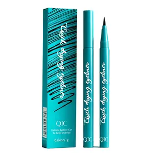 QIC Ultra Fine Tip Liquid Eyeliner - Waterproof, Oil-Proof, Smudge-Resistant, Flawless Smooth Glide, Long-Lasting Eye Makeup for Daily Use