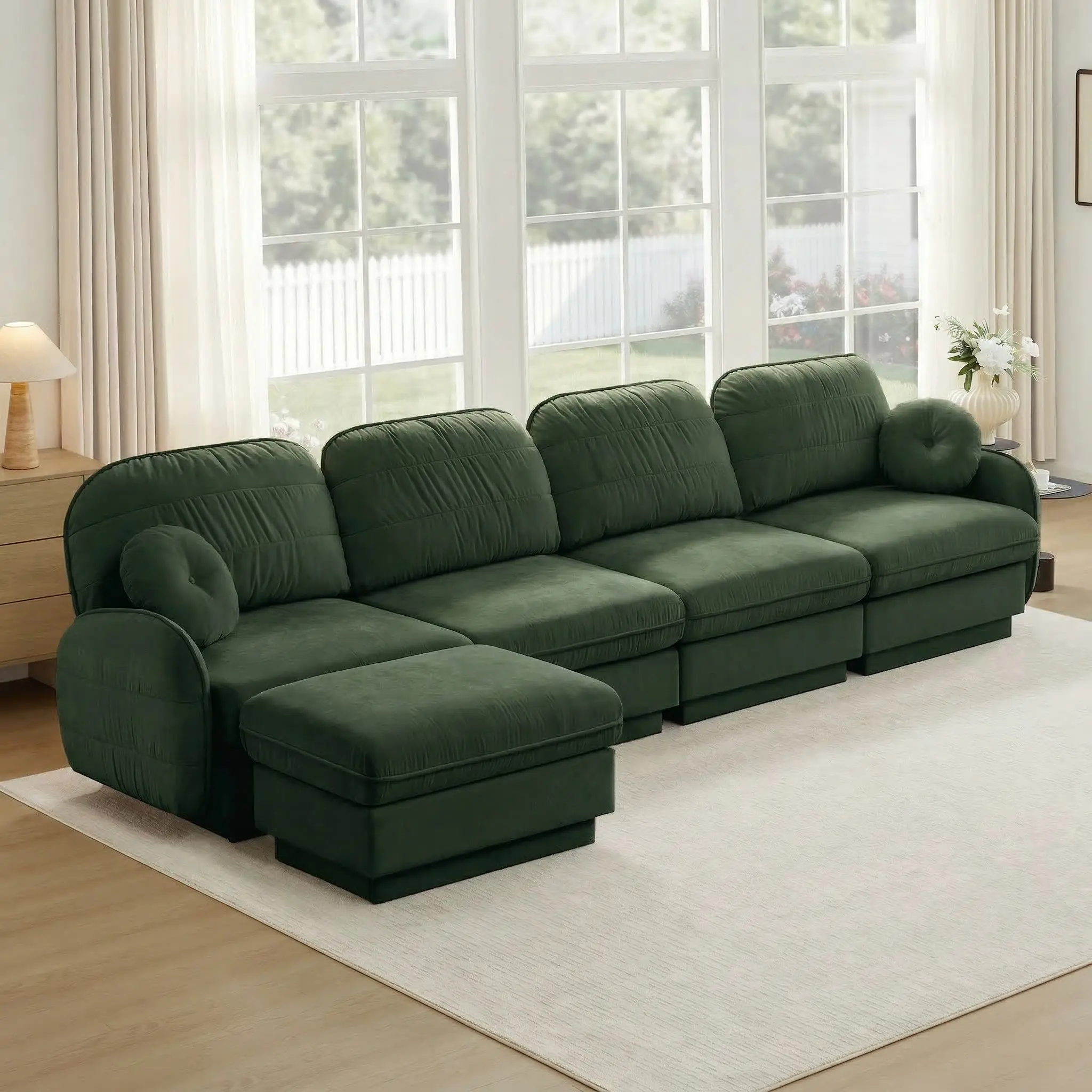 Green + Chenille + 4 Seat1