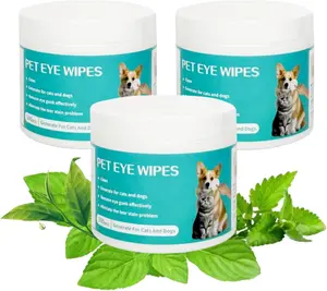 Pet Eye Wipes 200/300pcs for Cats & Dogs - Gentle Tear Stain Remover Wipes for All Breeds - Hygienic & Effective Eye Care - 100-count Multi-Pack