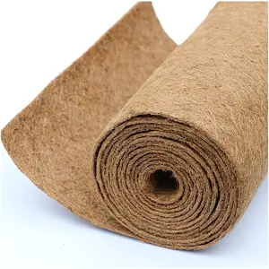 Coco Coir Liner,  24x120 inch  Coconut Liners for planters Flower Basket, Reptile Carpet,  Coconut Fiber mat, Garden Decoration,  pet pad, Snow Mat