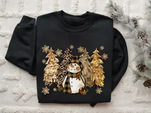 Christmas Sweatshirt, Christmas Sweater, Christmas Tree Sweatshirt, Holiday Sweaters for Women, Casual tee shirt