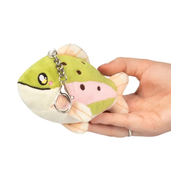 Micro Rainbow Trout Plush Keychain