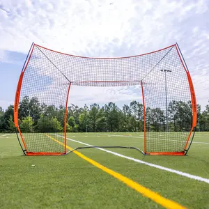 Crankshooter® Orbit Lacrosse Backstop, 12'x9', Wraparound Design
