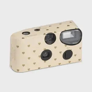 Disposable Camera With Flash - Gold Hearts Disposable Camera With Flash - Gold Hearts