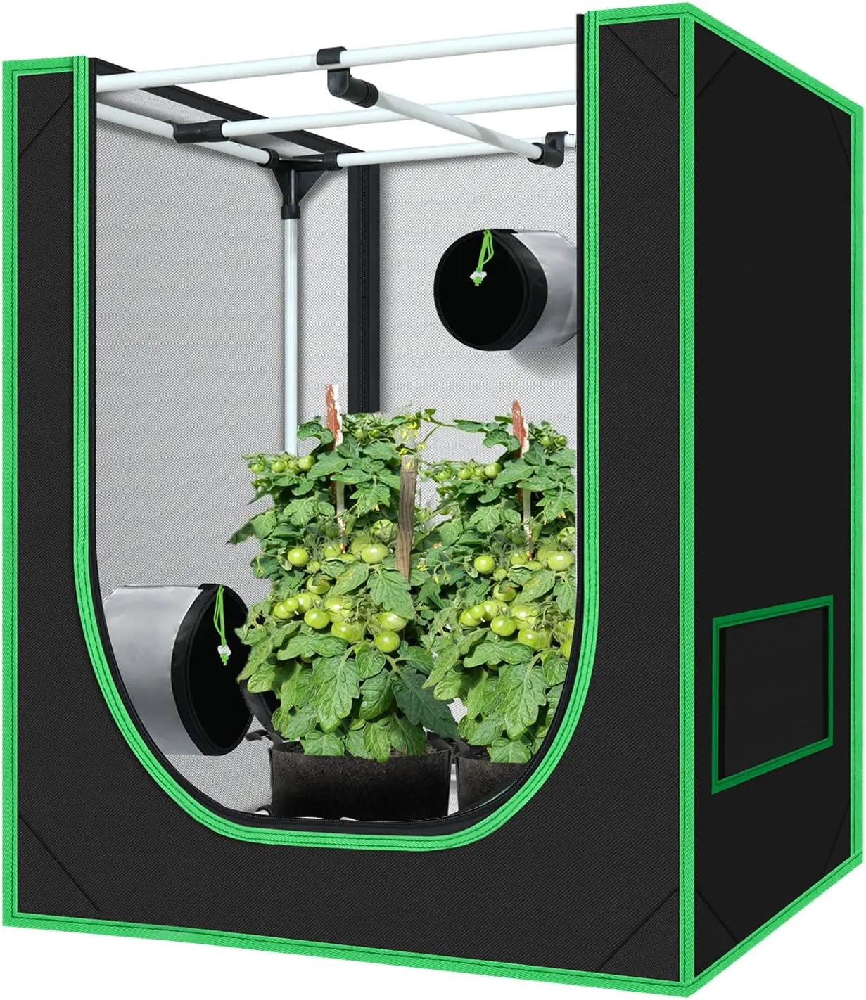 Small Grow Tent for  Indoor 18"x30"x36" Mylar Hydroponic Grow Tents Indoor Grow Room for  Fruit Flower Veg with Removable  Floor Tray