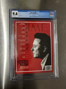 December 2024 Elon Musk - Citizen Musk - Time Magazine CGC Graded 9.4