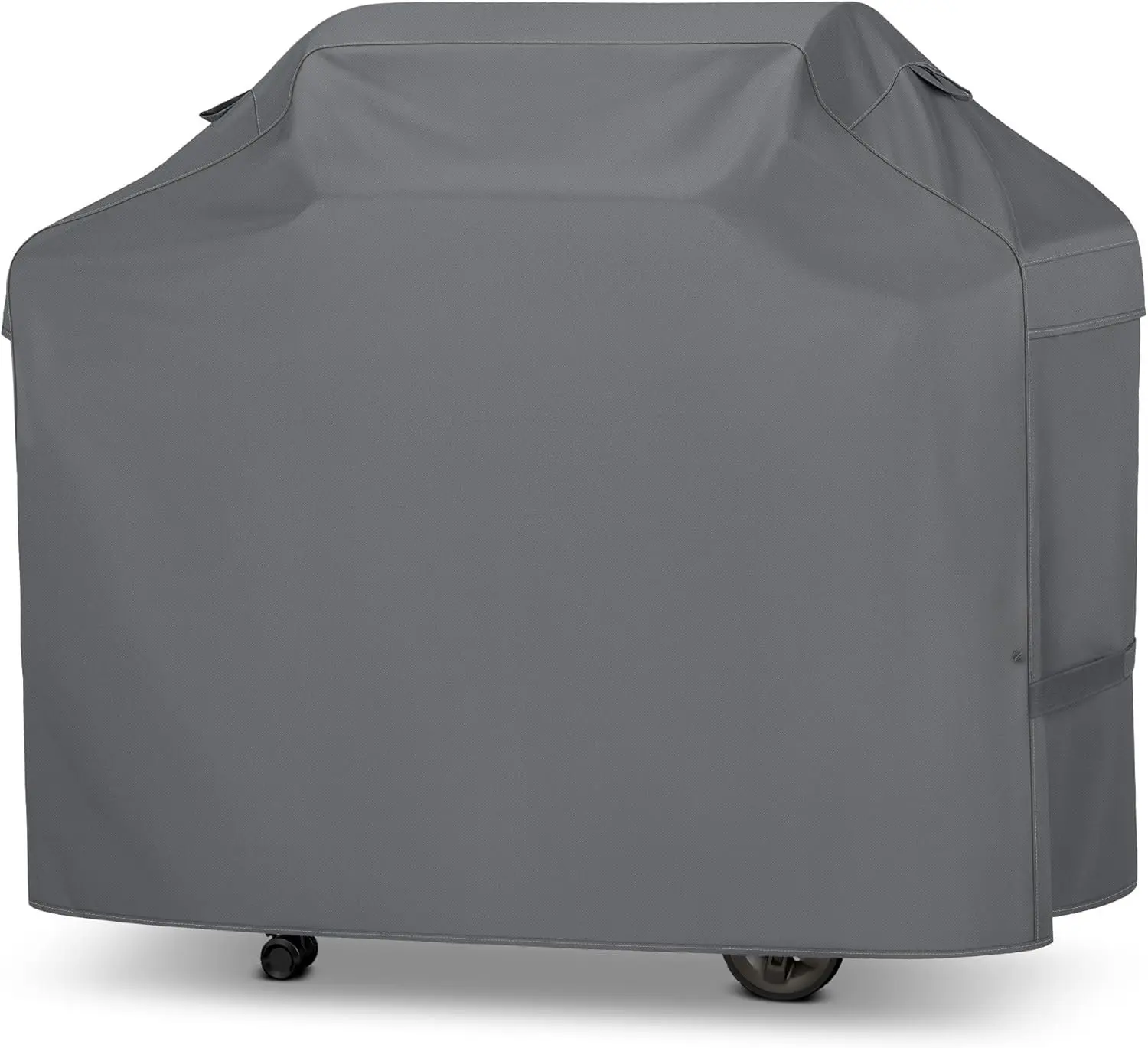 55 Inch Grill Cover for Outdoor Grill, Heavy Duty  Gas BBQ Cover, Outside 3-4 Burner Barbecue Covering for Weber, Char-Broil, Nexgrill, All Weather Resistant, Grey