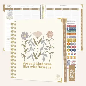 2026–27 Vision Goal Planner, 7.5" x 9" | Spread Kindness Like Wildflowers