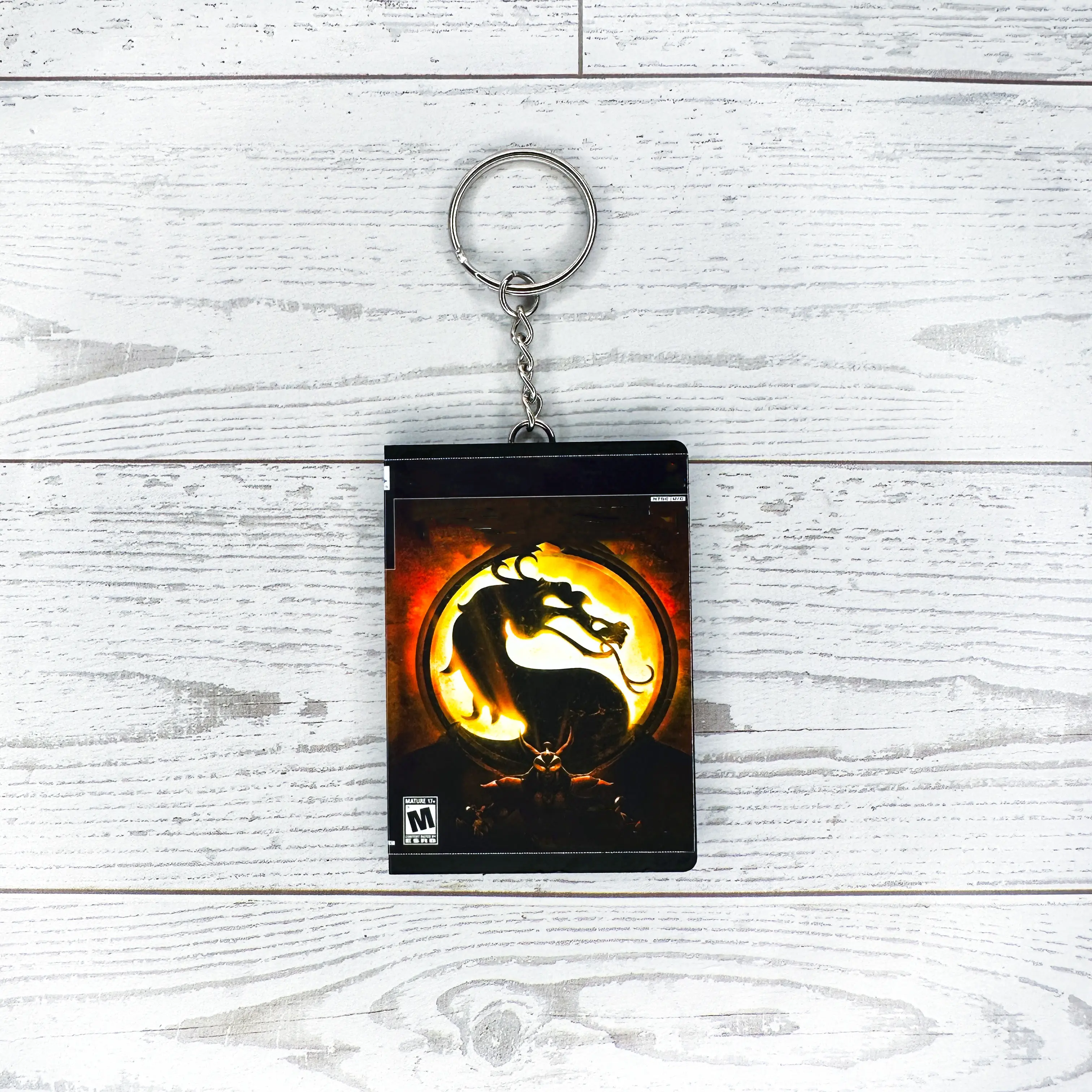 Mini Video Game Case Keychain Inspired by Retro Game Cases MKD | Magnetic Opening Case with Mini Disc