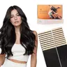 Doores Wide Tape in 16-24'' length Remy Human Hair Extensions Natural Straight for Daily use#falldealsforyou
